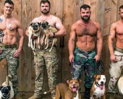 Shirts Off For Shelter Dogs: Veterans Lend a Hand
