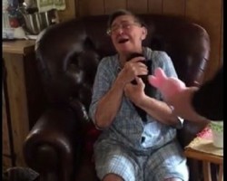 (VIDEO) Grandma Waits Anxiously for Her Surprise. When She’s Handed a Pug Puppy? This Brought Tears to My Eyes!