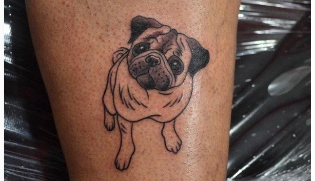 pug tattoo