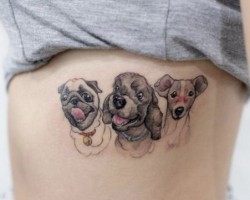 These Dog Tattoos Are so Real, it’s Like Having a Beloved Doggie by a Human’s Side at All Times