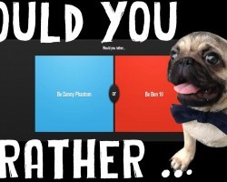 (Video) YouTuber Plays a Game of Would You Rather With a… Pug?! Now This is Worth Watching!