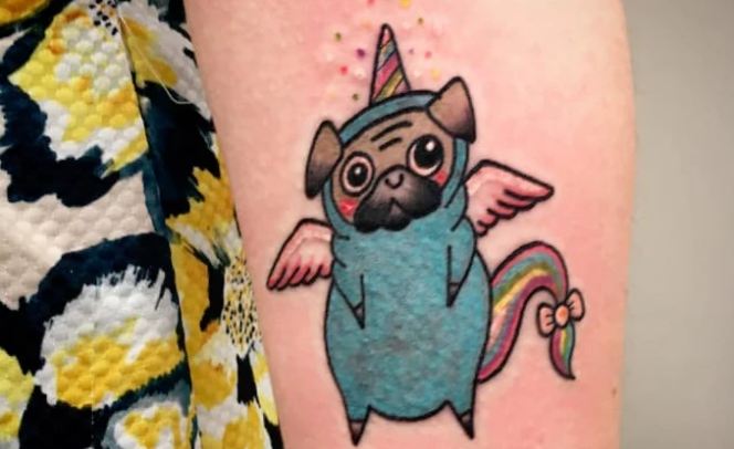 pug tattoo