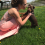 Girl Hoping for a Glamorous Photo with Rambunctious Puppy Gets THIS Instead