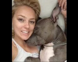 (Video) Doggy Gives Mom an Endless Amount of Lovin’ After Waking Up