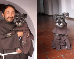 Adorable Bolivian Monk Dog Named “Friar Mustache” is a Powerful Reminder of Love