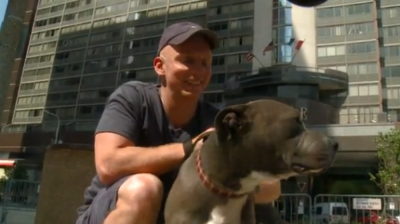 cop with dog